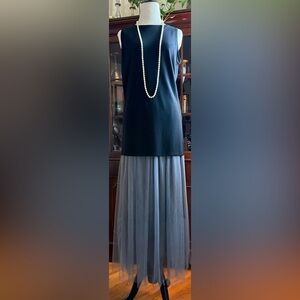 Peruvian Connection Blue/Grey Skirt